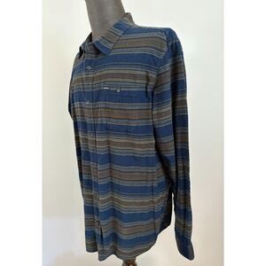O'Neill Shirt  Multicolor Striped Mini-Corduroy Long Sleeve Size XXL 0269